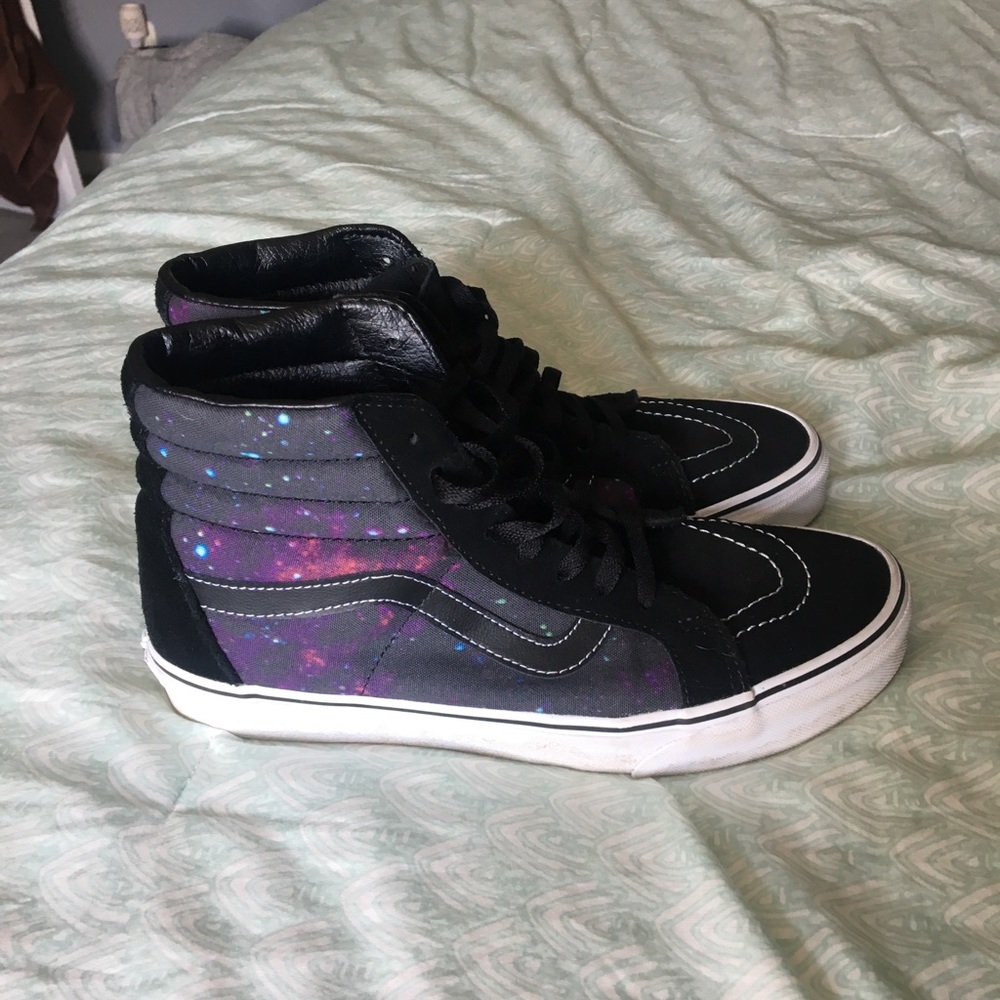 Vans Sk8 HI galaxy shoes